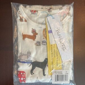 BedHead LOYAL LONDONERS SHORT SLEEVE STRETCH JERSEY KIDS PJ SET